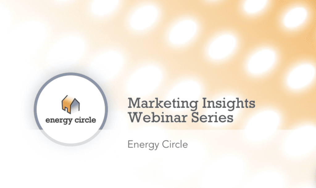 Cover slide from Energy Circle webinars